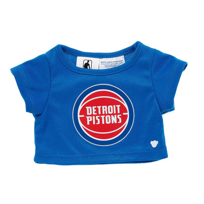 Detroit Pistons Stuffed Animal T-Shirt | Shop Now at Build-A-Bear® - US 4884