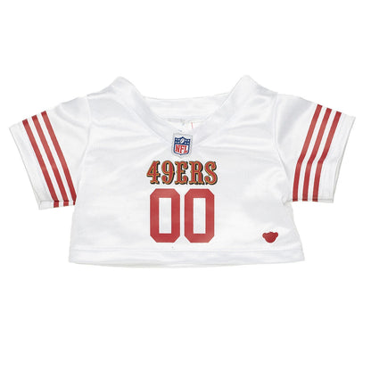 San Francisco 49ers Happy Hugs Teddy Bear Football Gift Set | Build-A-Bear® - US 4464