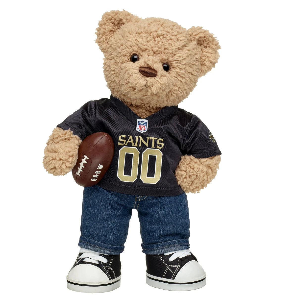 Timeless Teddy Football New Orleans Saints Gift Set | Build-A-Bear® - US 2194