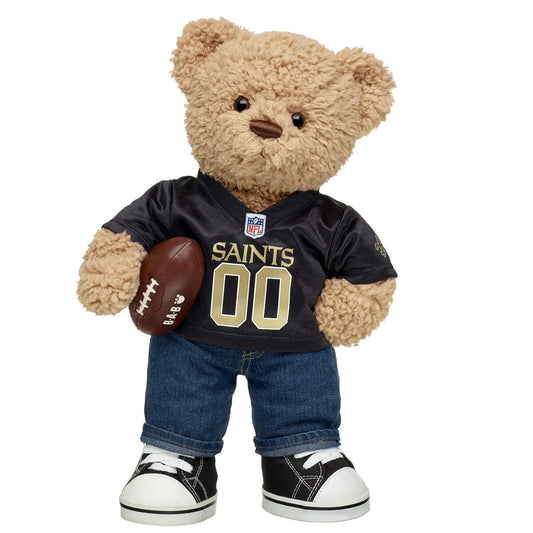 Timeless Teddy Football New Orleans Saints Gift Set | Build-A-Bear® - US 2194