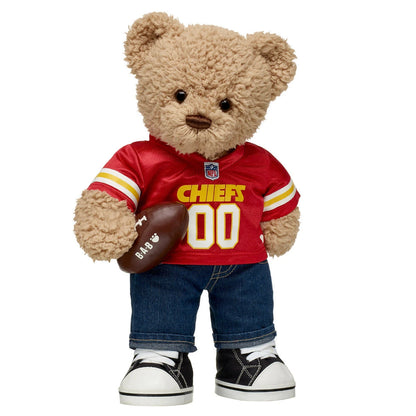 Timeless Teddy Kansas City Chiefs Football Gift Set | Build-A-Bear® - US 9337