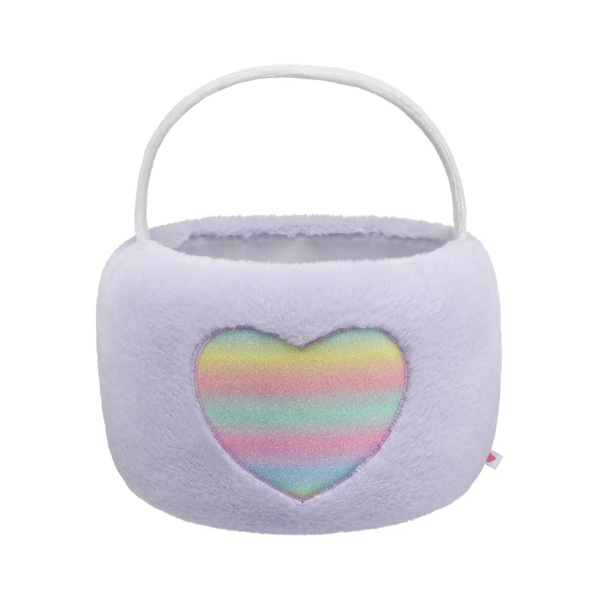 Purple Pastel Heart Easter Basket for Stuffed Animals | Build-A-Bear® - US 2174