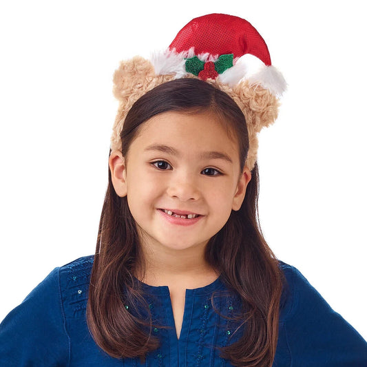 Santa Hat Bear Headband for Kids | Build-A-Bear® - US 1503