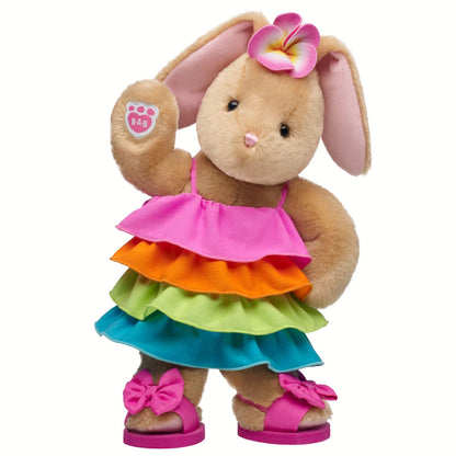 Pawlette Bunny Summer Ruffle Dress Gift Set | Build-A-Bear - US 3008