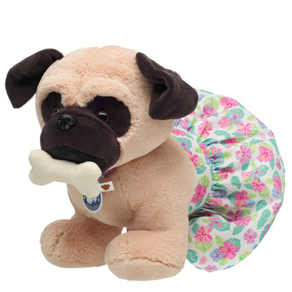 Promise Pets Pug Tropical Gift Set with Bone | Build-A-Bear - US 5597