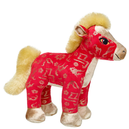 Red &amp; Gold Horse | Build-A-Bear - US 3659