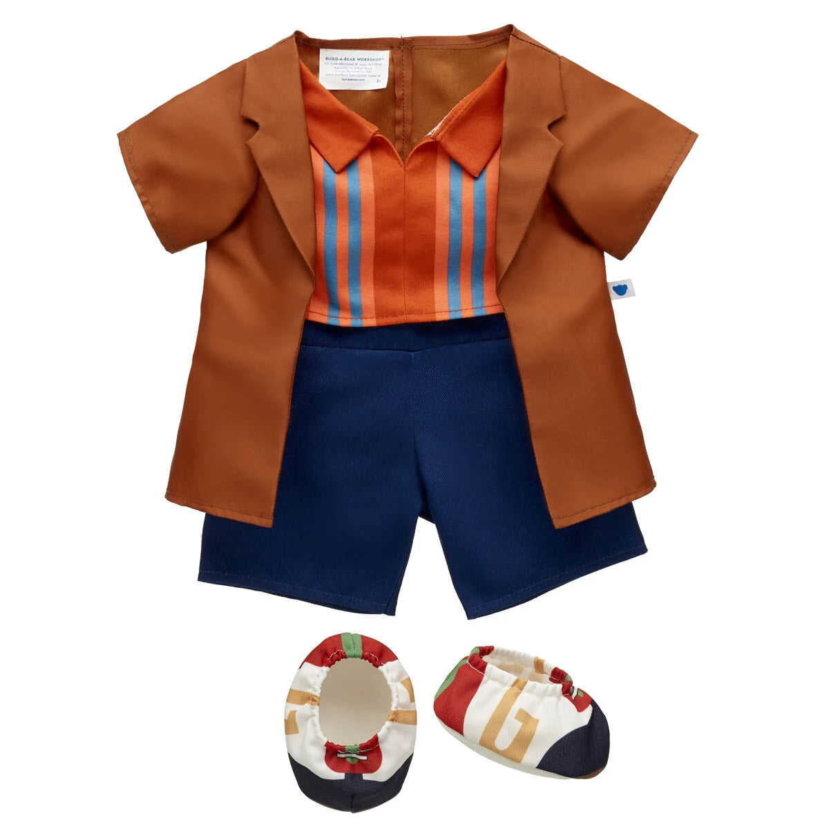 Doctor Who Teddy Bear Fifteenth Doctor Gift Set with TARDIS Gift Box | Build-A-Bear® - US 9657