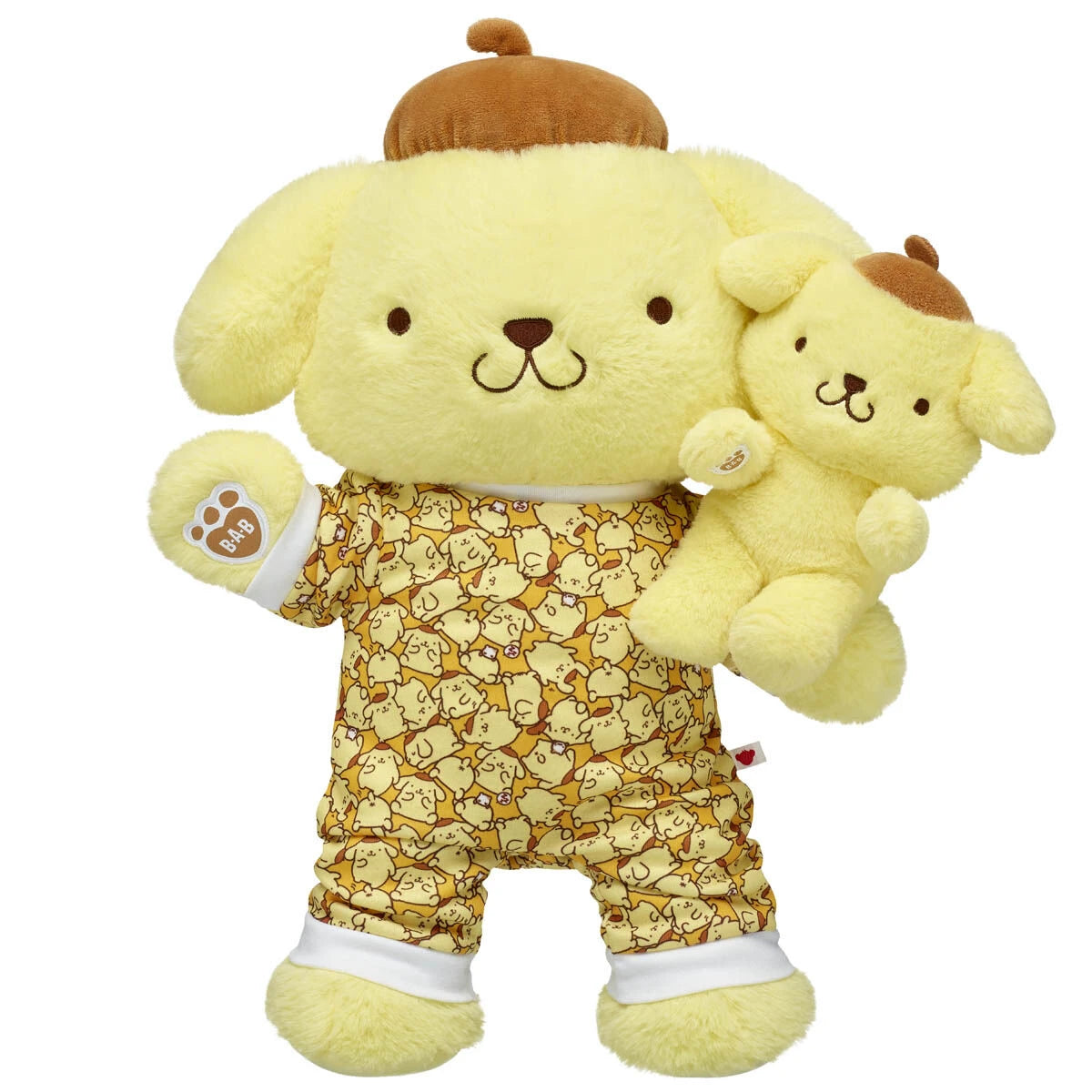 Sanrio® Pompompurin™ Plush with Mini Bean® | Build-A-Bear® - US 9300