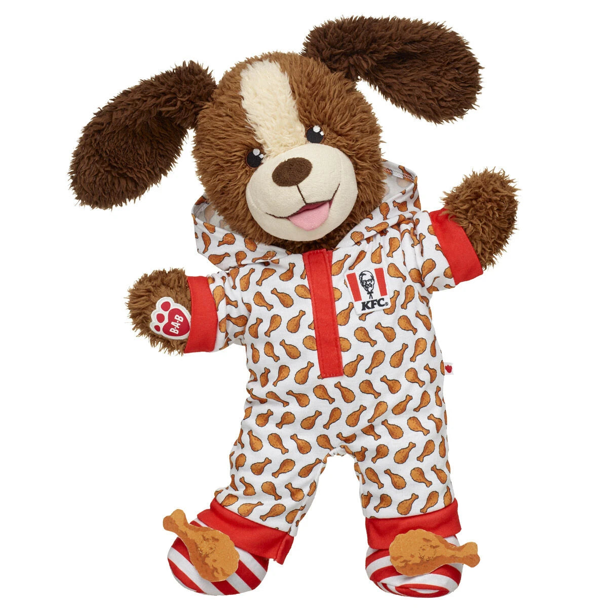 Playful Pup Stuffed Animal KFC Plush Pajamas Set | Build-A-Bear® - US 8607