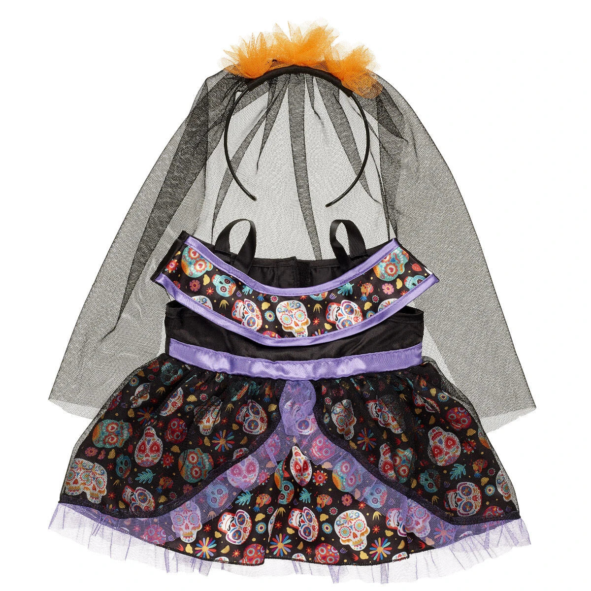 Día de los Muertos Cat Plush Dress Gift Set | Build-A-Bear® - US 4350