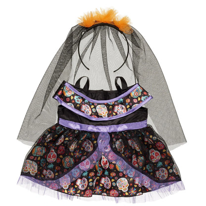 Día de los Muertos Cat Plush Dress Gift Set | Build-A-Bear® - US 7666