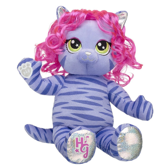 Honey Girls Teegan Tiger Pink Hair Plush Toy Gift Set - US 2314
