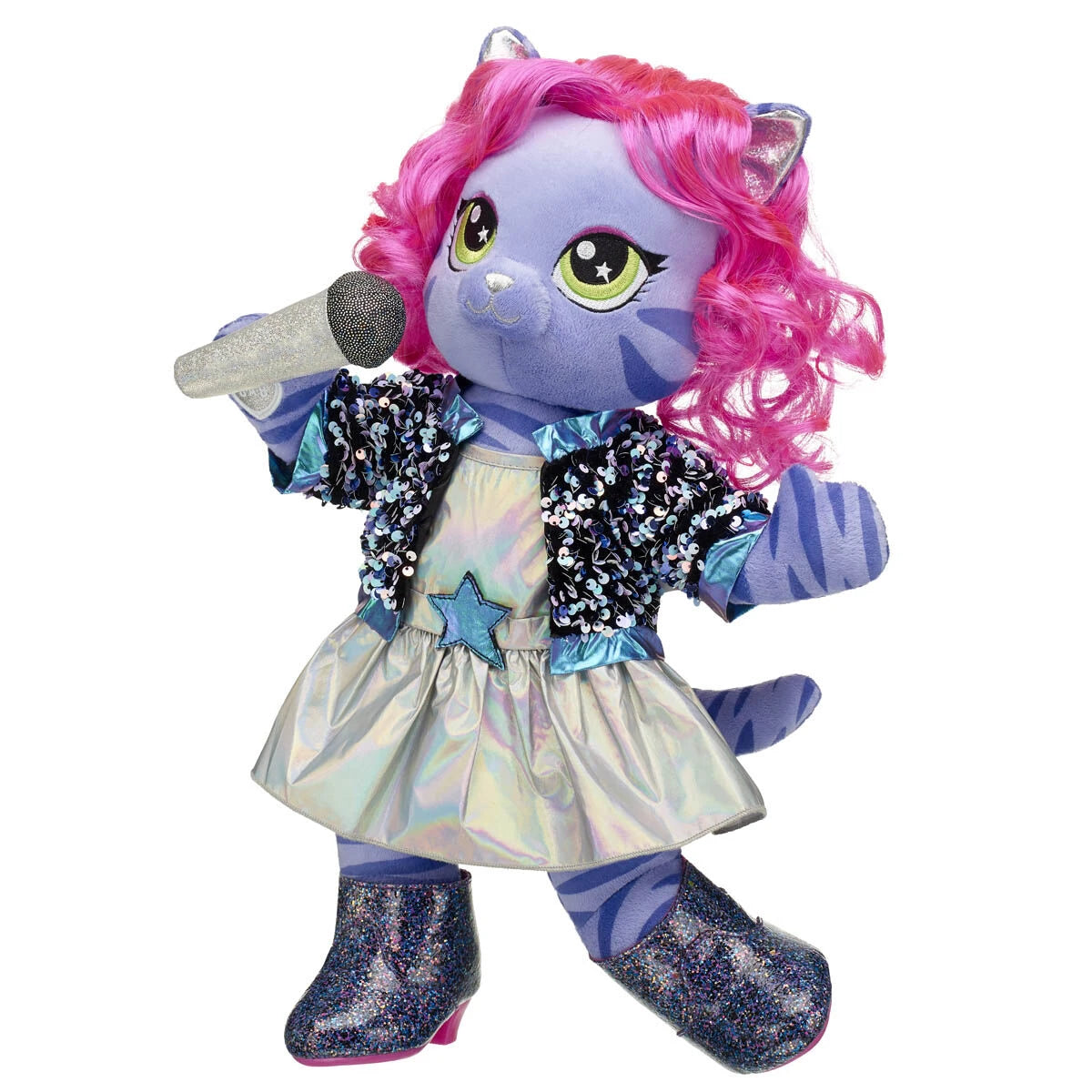 Honey Girls Teegan Tiger Sequin 2-fer Plush Toy Gift Set - US 8775