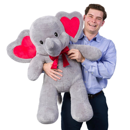 Giant Love You Tons Elephant Stuffed Animal | Build-A-Bear - US 2953