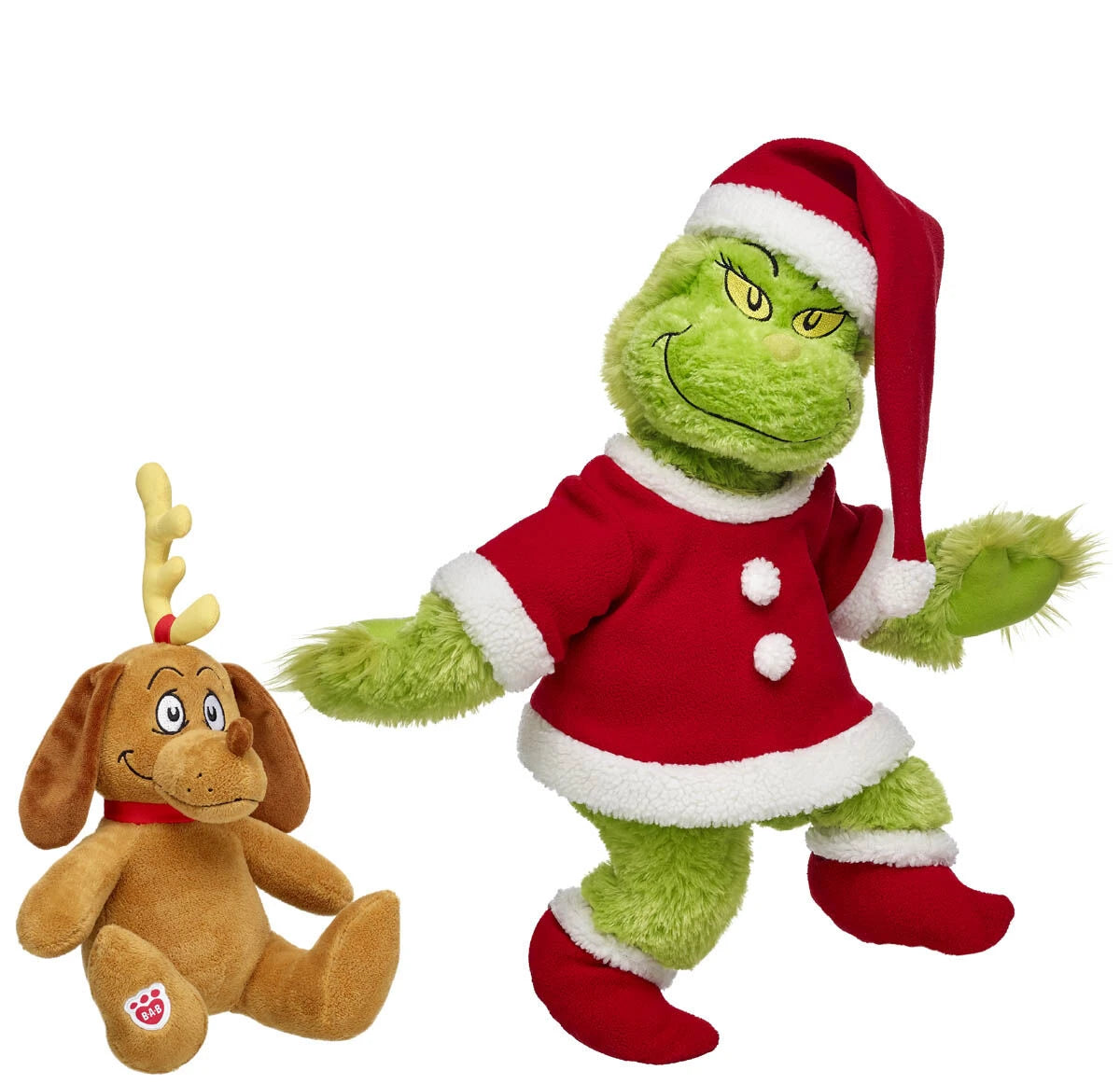 Grinch &amp; Max Plush Gift Set | Build-A-Bear - US 7977