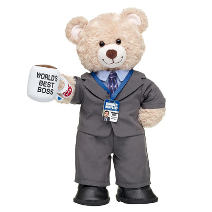 Happy Hugs Teddy Bear with The Office Michael Scott Costume Gift Set | Build-A-Bear® - US 2150