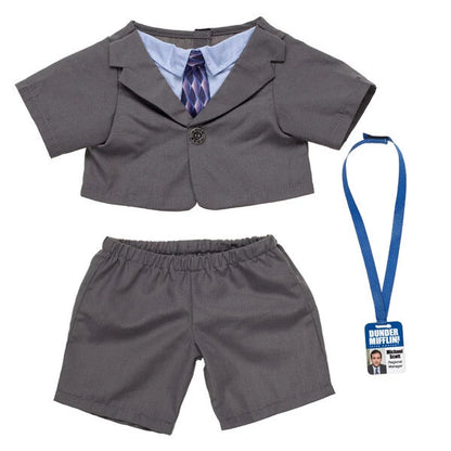 Happy Hugs Teddy Bear with The Office Michael Scott Costume Gift Set | Build-A-Bear® - US 2150