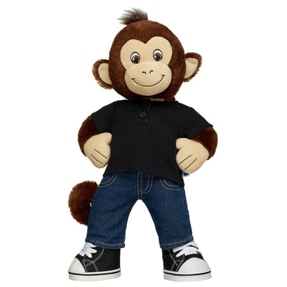 Smiley Monkey Stuffed Animal Fall Gift Set | Build-A-Bear® - US 8259