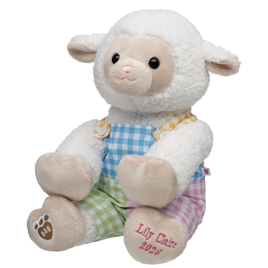 Embroidered Lamb Stuffed Animal Spring Gift Set Easter BAB - US 8223