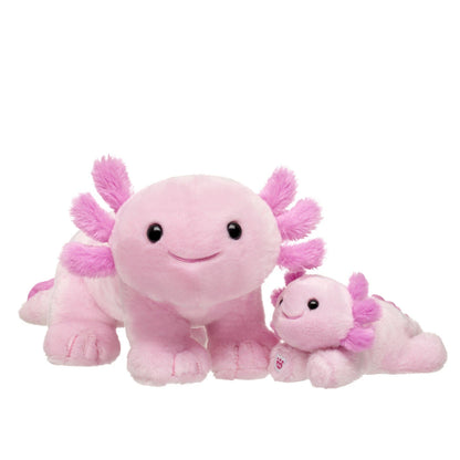 Pink Axolotl Stuffed Animal &amp; Mini Beans Gift Set | Build-A-Bear® - US 2278