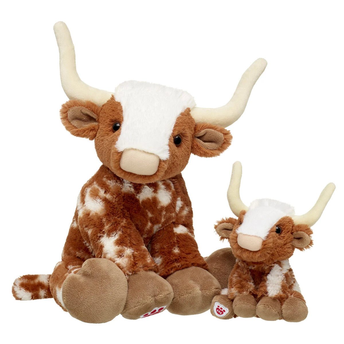 Longhorn Cow Stuffed Animal &amp; Mini Beans Gift Set | Build-A-Bear® - US 7839