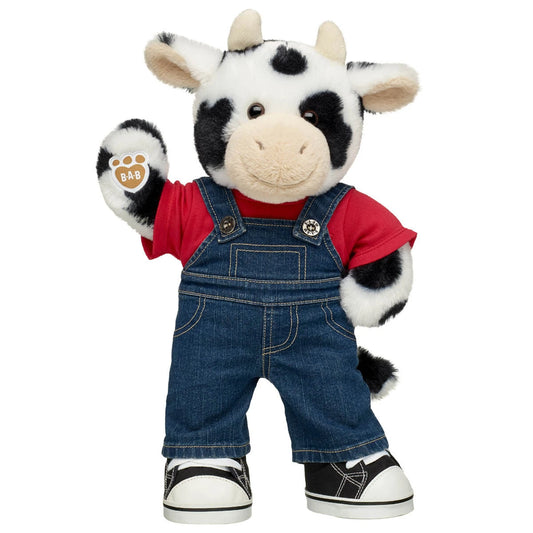 Cuddly Cow Stuffed Animal Overalls Gift Set | Build-A-Bear® - US 6258