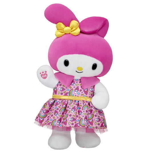 Sanrio Hello Kitty and Friends® My Melody™ Plush Gift Set with Rainbow Dress | Build-A-Bear® - US 3426