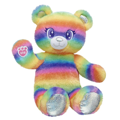 Rainbow Stripes Teddy Bear - US 3799