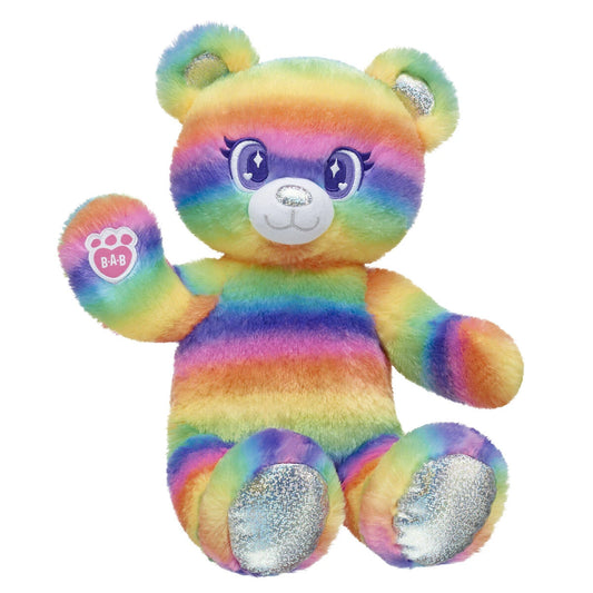 Rainbow Stripes Teddy Bear - US 0722