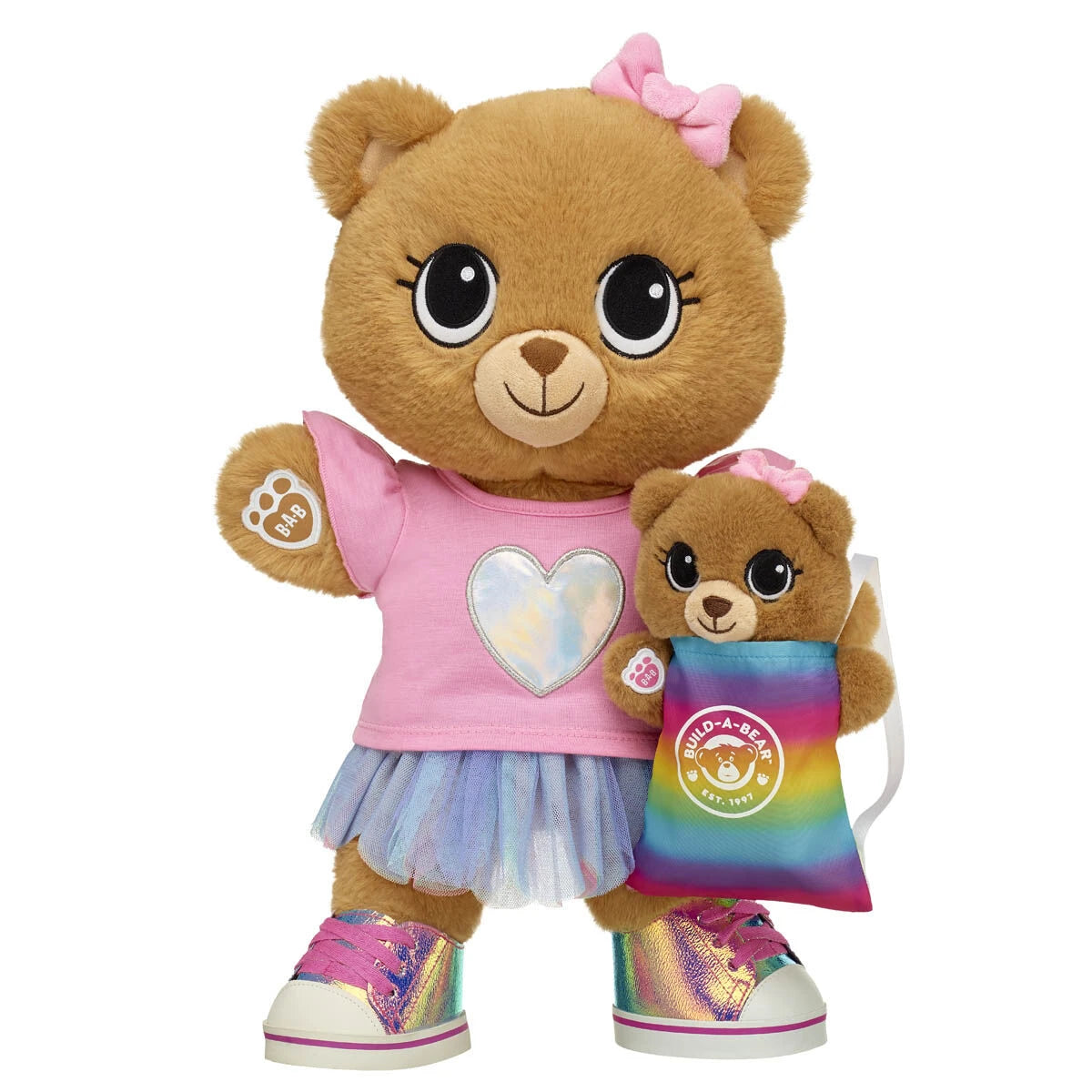 Bearnice Teddy Bear Mini Beans® &amp; Bear Carrier Set | Build-A-Bear® - US 6251