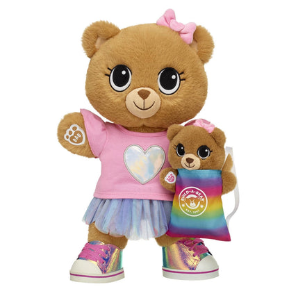 Bearnice Teddy Bear Mini Beans® &amp; Bear Carrier Set | Build-A-Bear® - US 6251