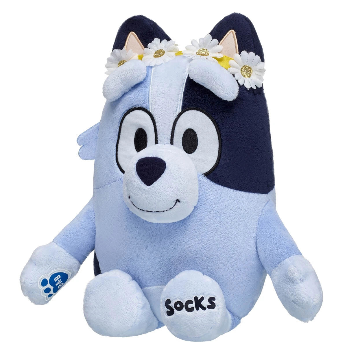 Socks Plush Puppy w/ Flower Crown | Build-A-Bear - US 1650