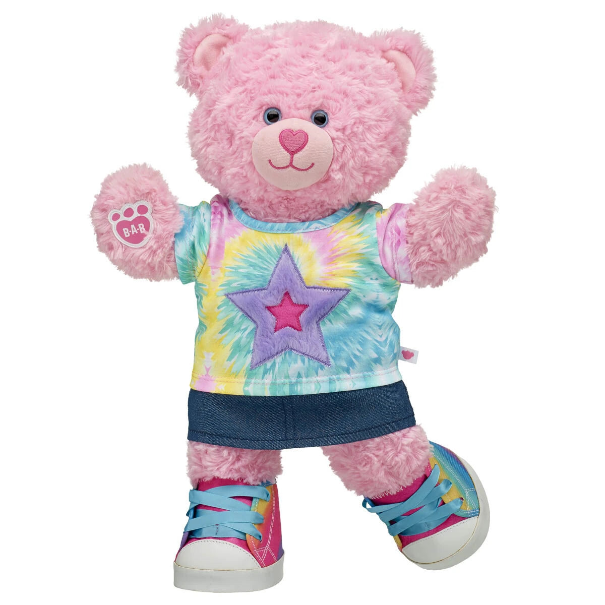 Pink Cuddles Teddy Bear Rainbow Gift Set | Build-A-Bear® - US 0036