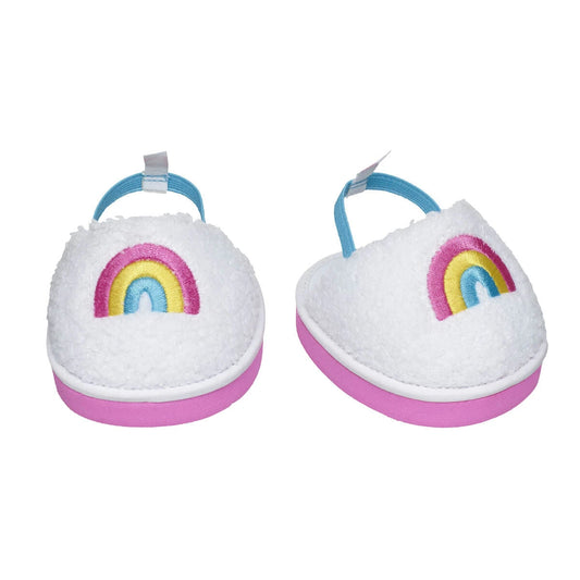 Rainbow Sherpa Slippers | Build-A-Bear - US 2045
