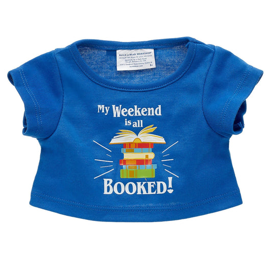 My Weekend Is All Booked T-Shirt for Stuffed Animals | Build-A-Bear® - US 5940