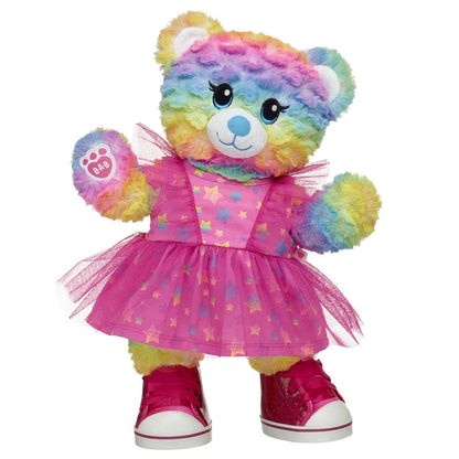 Rainbow Party Teddy Bear Star Dress Gift Set | Build-A-Bear® - US 2700