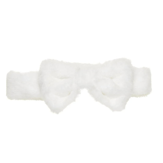 White Plush Bow Headwrap for Plush Toys | Build-A-Bear® - US 9385