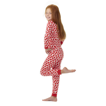 Build-A-Bear Pajama Shop™ Red Hearts PJ Top - Toddler and Youth - US 0787