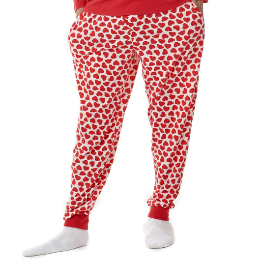 Build-A-Bear Pajama Shop™ Red Hearts PJ Pants - Adult - US 9272