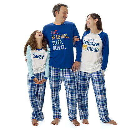 Build-A-Bear Pajama Shop™ Blue Plaid Pants - Adult - US 7427