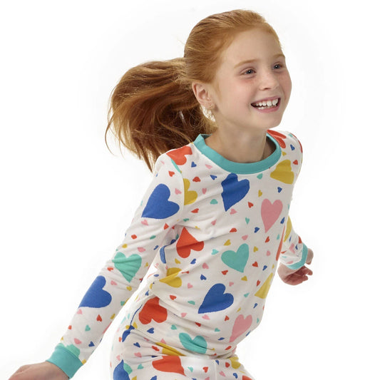 Build-A-Bear Pajama Shop™ Colorful Hearts PJ Top - Toddler and Youth - US 1228
