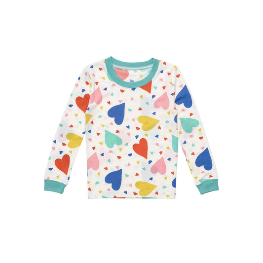 Build-A-Bear Pajama Shop™ Colorful Hearts PJ Top - Toddler and Youth - US 2949