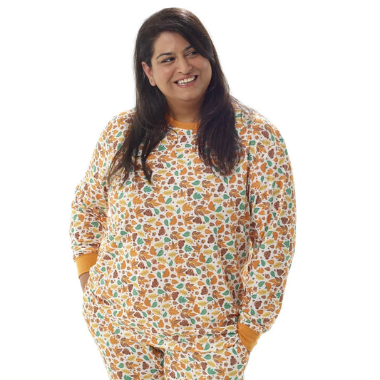 Build-A-Bear Pajama Shop™ Fall Print Top - Adult - US 9545