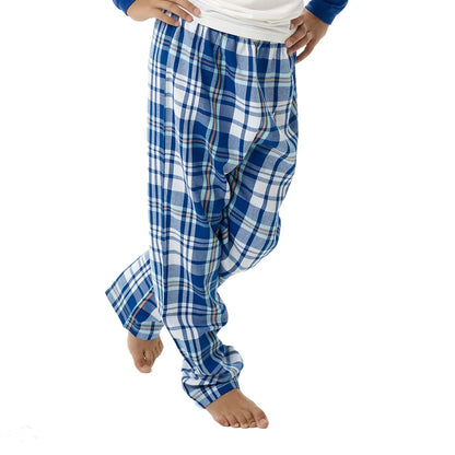 Build-A-Bear Pajama Shop™ Blue Plaid Pants - Toddler &amp; Youth - US 1763
