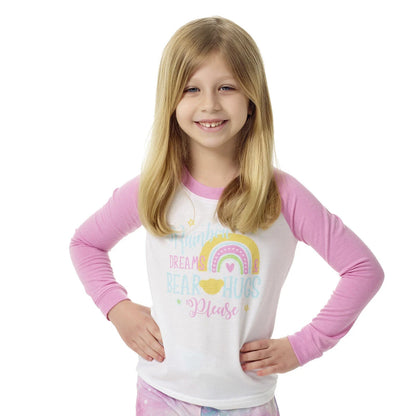 Build-A-Bear Pajama Shop™ Rainbow Dreams &amp; Bear Hugs Please PJ Top - Toddler &amp; Youth - US 8888