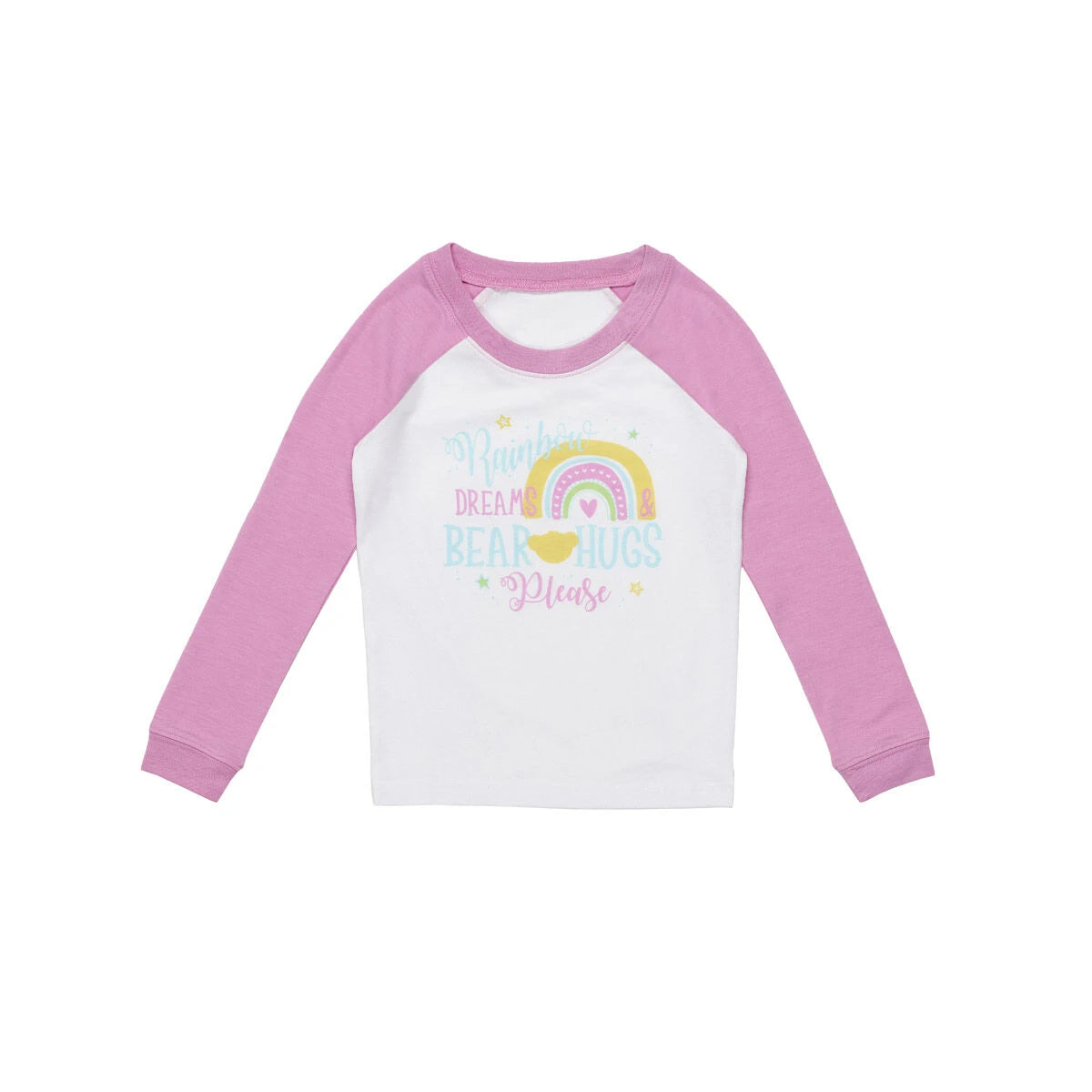 Build-A-Bear Pajama Shop™ Rainbow Dreams &amp; Bear Hugs Please PJ Top - Toddler &amp; Youth - US 3870