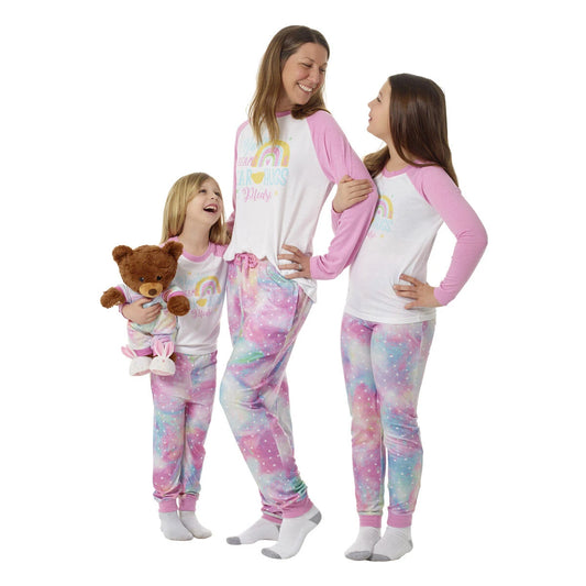 Build-A-Bear Pajama Shop™ Rainbow Galaxy Joggers - Toddler &amp; Youth - US 7154