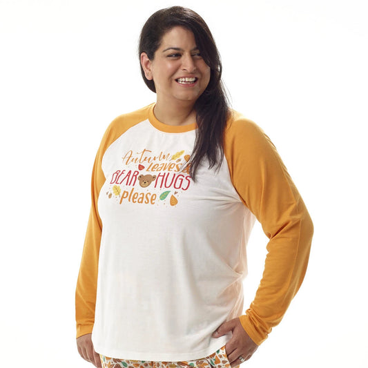 Build-A-Bear Pajama Shop™ Autumn Leaves Top - Adult - US 9236