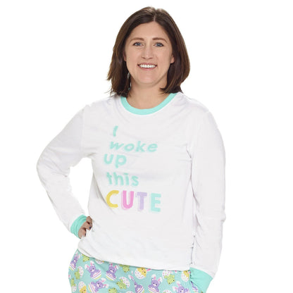 Build-A-Bear Pajama Shop™ "I Woke Up This Cute" PJ Top - Adult - US 3046