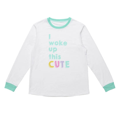 Build-A-Bear Pajama Shop™ "I Woke Up This Cute" PJ Top - Adult - US 6570